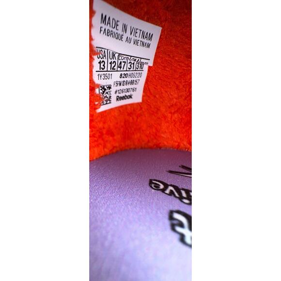 Reebok x Tom & Jerry Club C Revenge Men’s 13 White Purple Gum Collab Sneakers - Picture 10 of 11